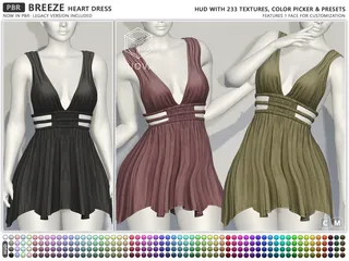 Breeze Dress, Second Life mesh clothing