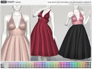 Mary Dress, Second Life mesh clothing