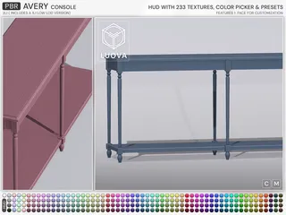 Avery Console, Second Life home decor
