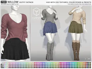 Willow, Second Life mesh clothing